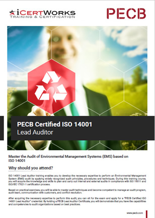 ISO 14001 Environmental Management System Lead Auditor Training-Brochure
