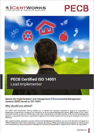 ISO 14001 Environmental Management System Lead Implementer Training Course-Brochure