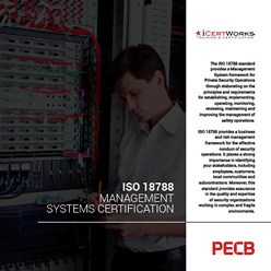 ISO 18788 Private Security Operations Management Systems Certification-Brochure