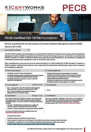 ISO 18788 Foundation Training-Brochure