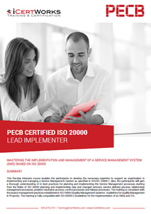 ISO 20000 IT Service Management Systems Lead Implementer-Brochure