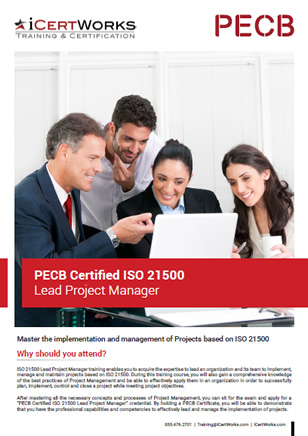 ISO 21500 Project Management-Brochure