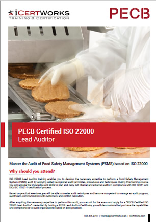 ISO 22000 Lead Auditor Training-Brochure