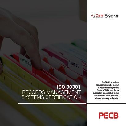ISO 30301 Records Management Systems Certification-Brochure