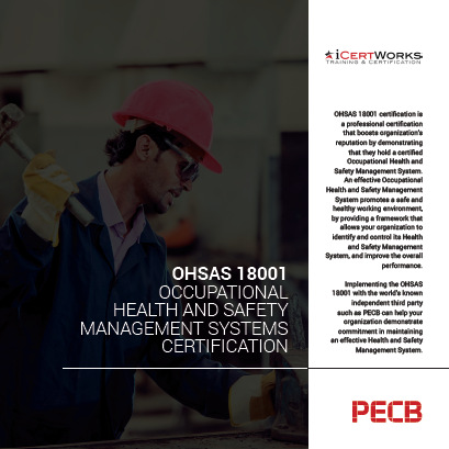 OHSAS 18001 Occupational Health and Safety Management Systems Certification-Brochure