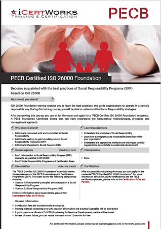 ISO 26000 Social Responsibility Foundation-Brochure