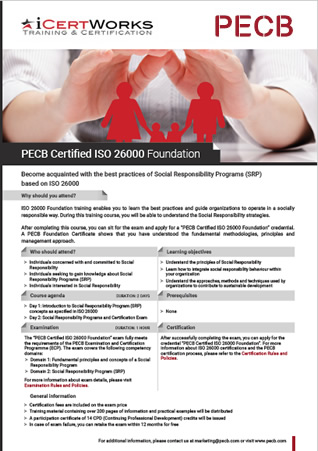 ISO 26000 Foundation Training-Brochure