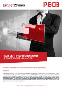 ISO 27035 Lead Incident Manager Training-Brochure