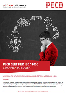 ISO 31000 Risk Management Process Lead Risk Manager-Brochure