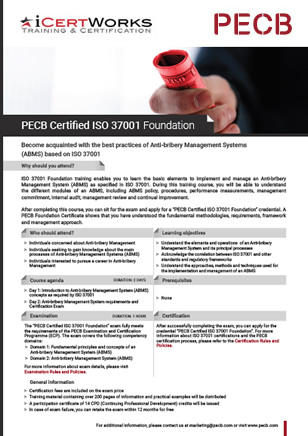 ISO 37001 Anti-bribery Management System Foundation-Brochure