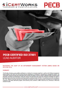ISO 37001 Anti-bribery Management System Lead Auditor-Brochure