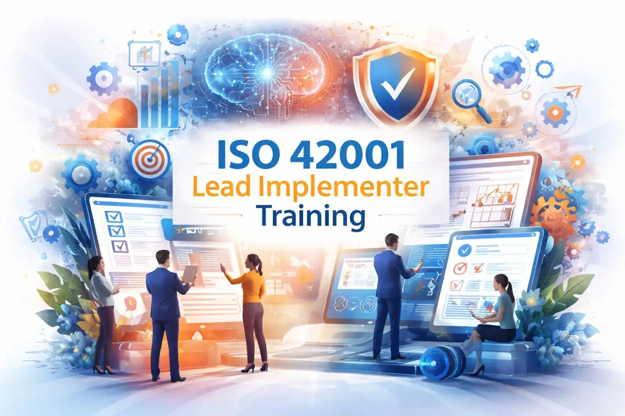 Iso 42001 Lead Auditor Training Illustration Showing Detailed Training