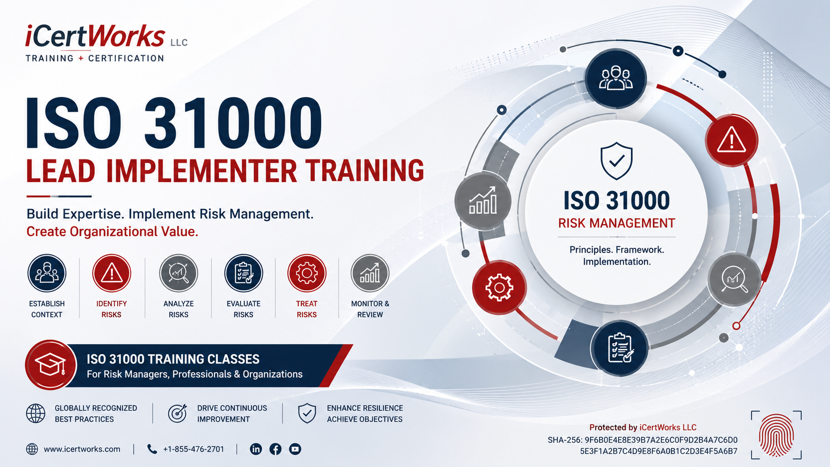 Abstract Iso 31000 Lead Implementer Training Image For Enterprise Risk Management And Iso 31000 Risk Manager Professionals